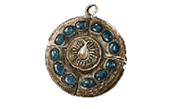 Cerulean Amber Medallion +2