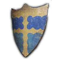 Blue-Gold Kite Shield